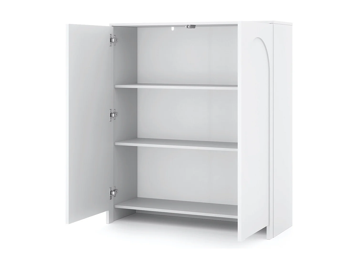 Commode haute Arco 2P blanche