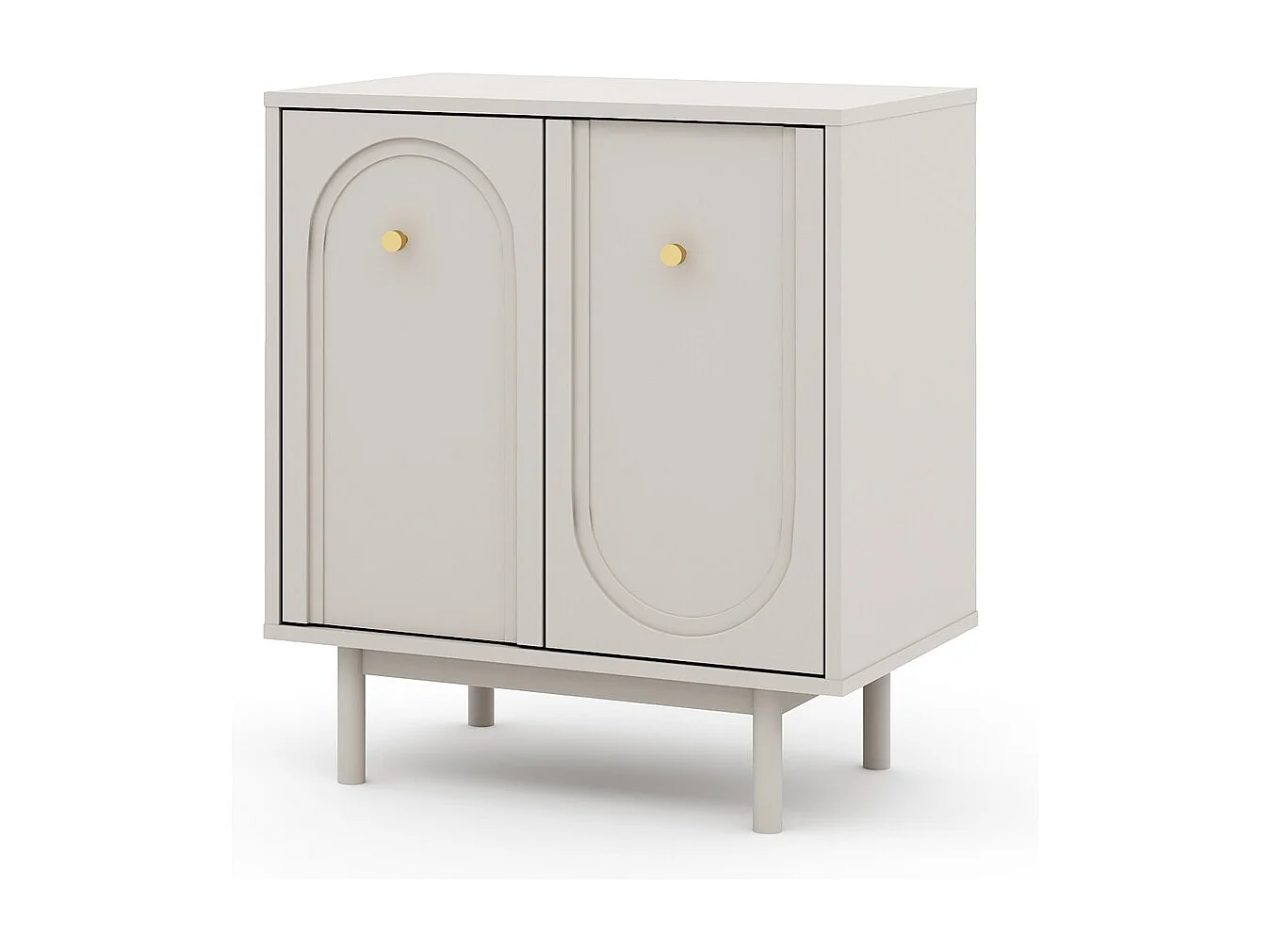 Commode Mazoma 2P Cachemire/ cachemire/ doré