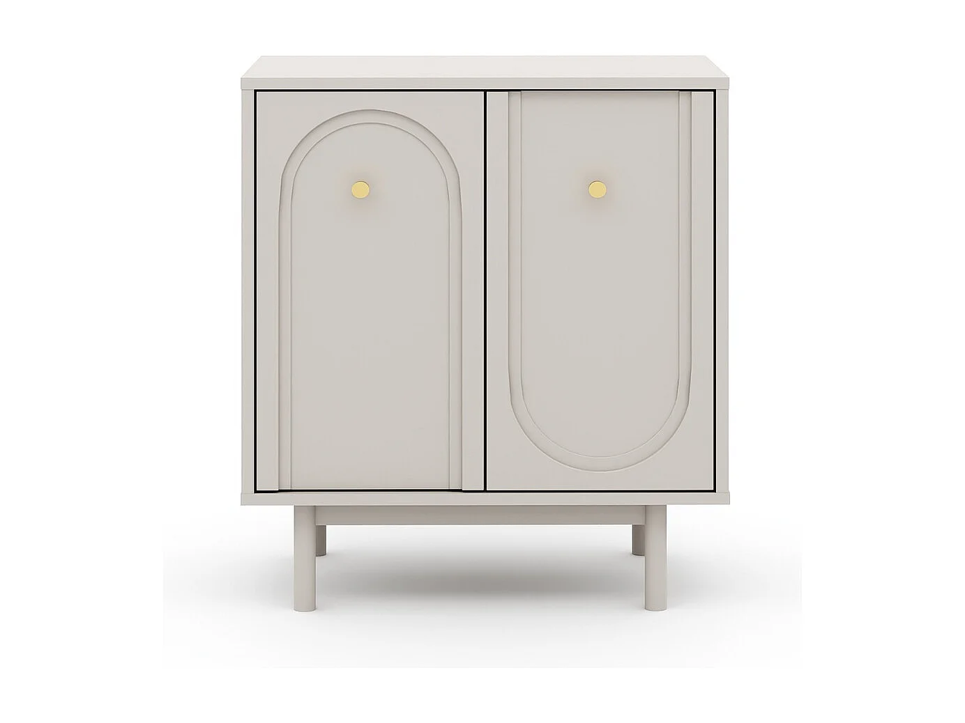 Commode Mazoma 2P Cachemire/ cachemire/ doré