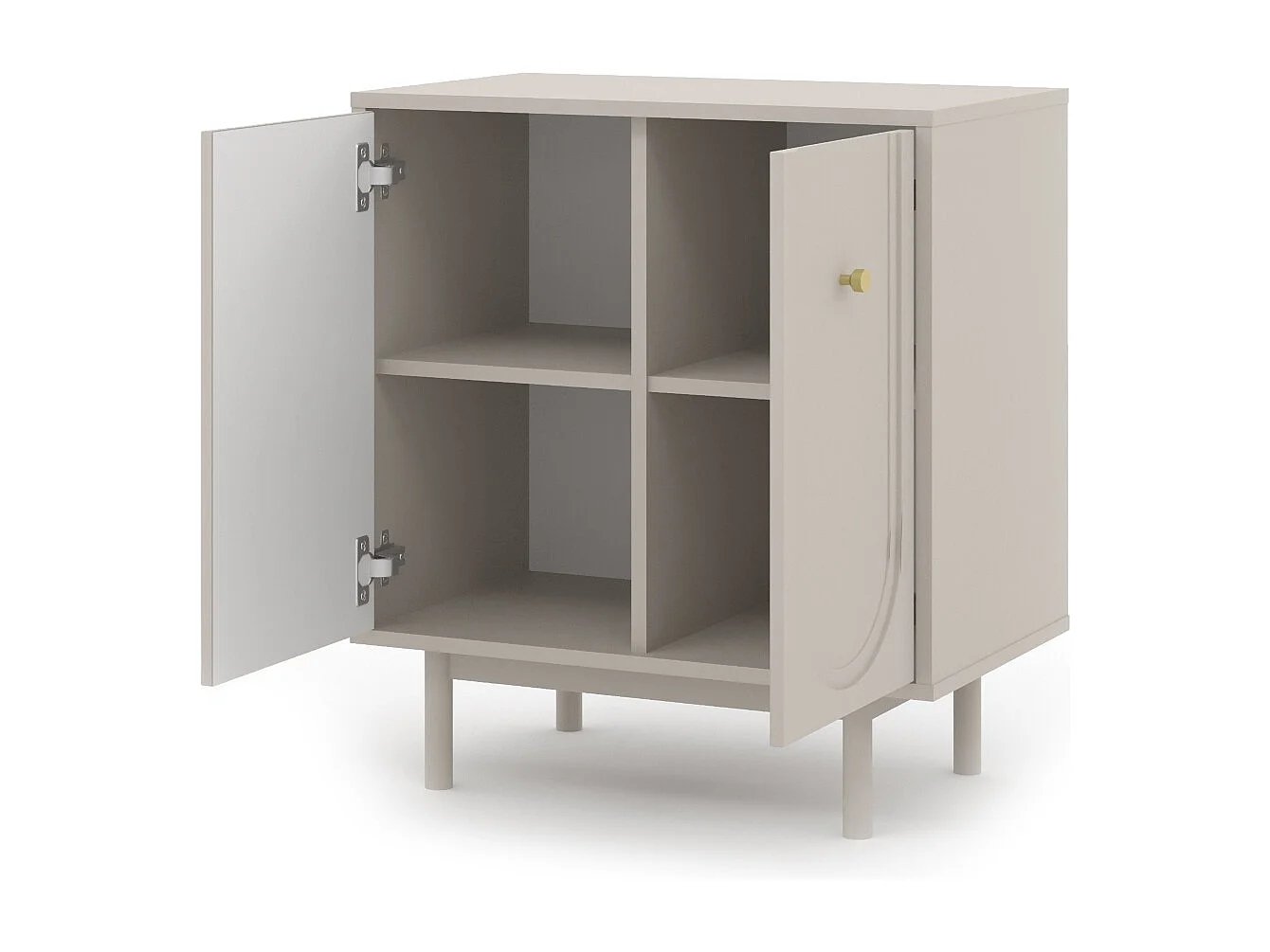 Commode Mazoma 2P Cachemire/ cachemire/ doré