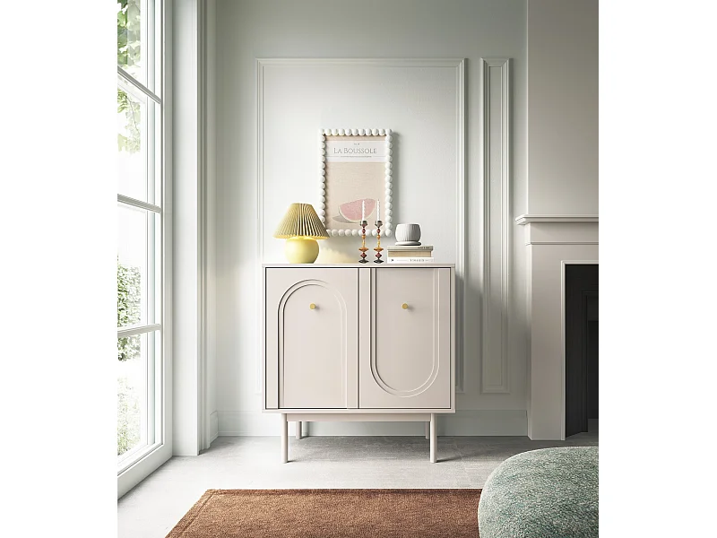 Commode Mazoma 2P Cachemire/ cachemire/ doré