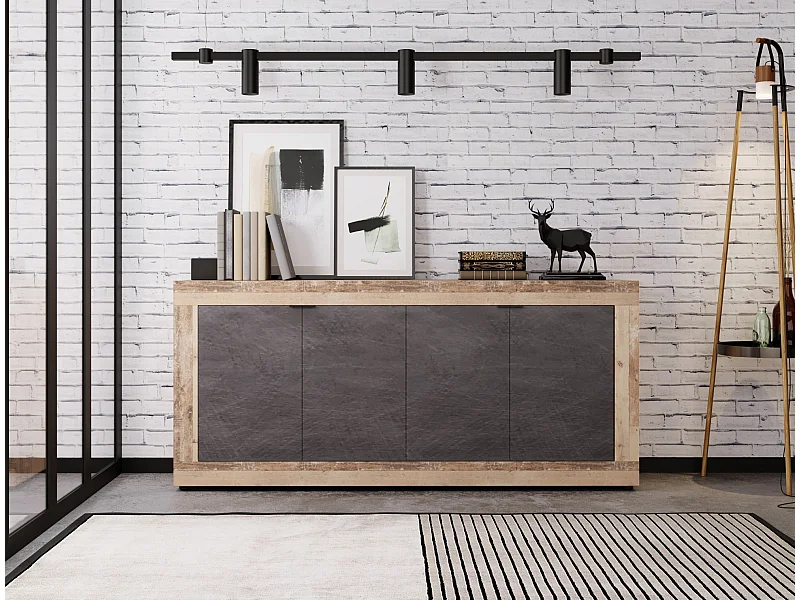 Commode Lunea 4D old style light / matera