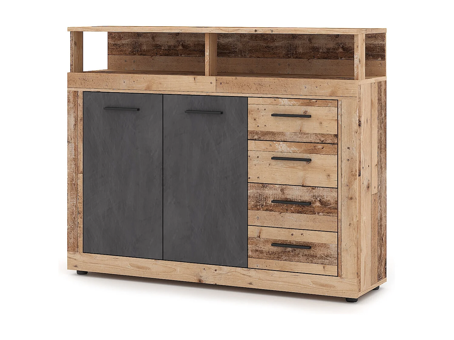 Dressoir Luna Midi A 2D4L old style light / matera