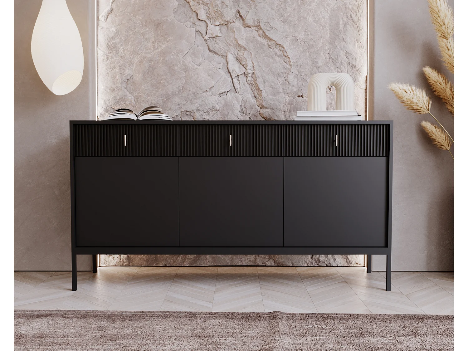 Commode Maggiore 3D3L zwart / zwart / zwart