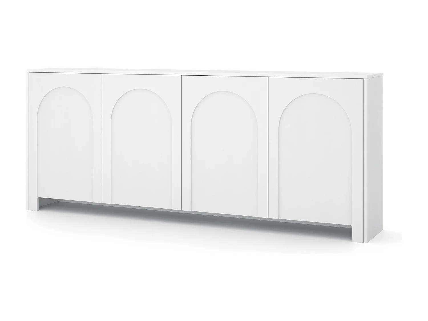 Arco Chest of drawers 4 doors in white