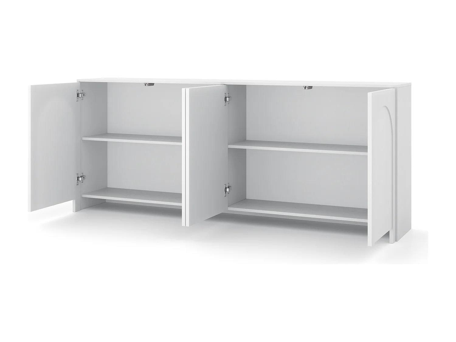 Arco Chest of drawers 4 doors in white