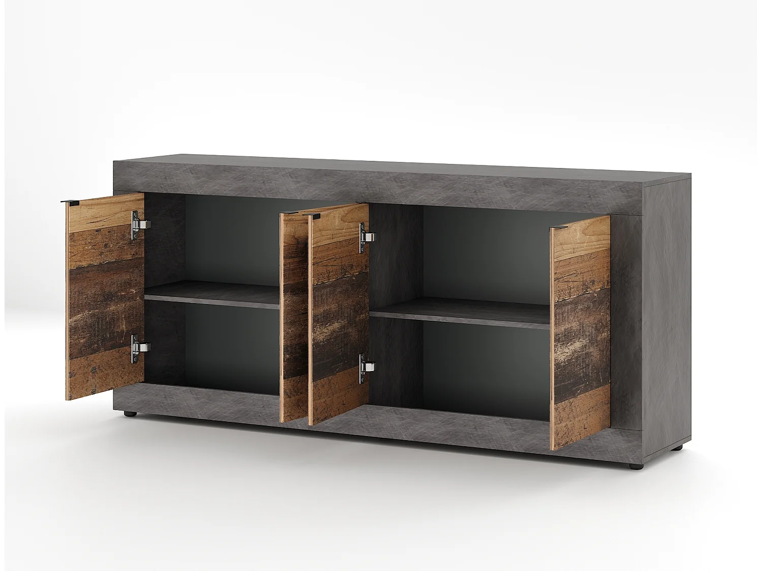 Commode Lunea 4D matera / old style dark