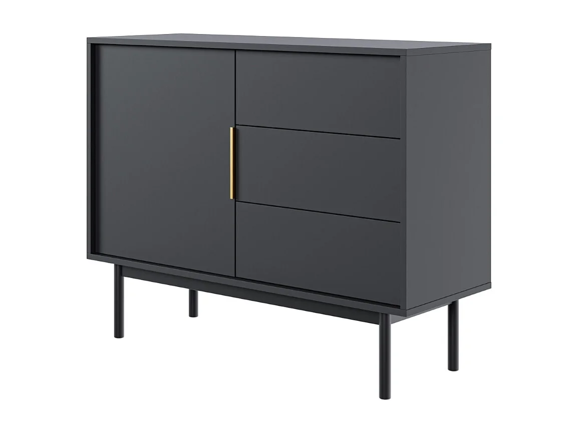 Commode Viva 1D3S Noire