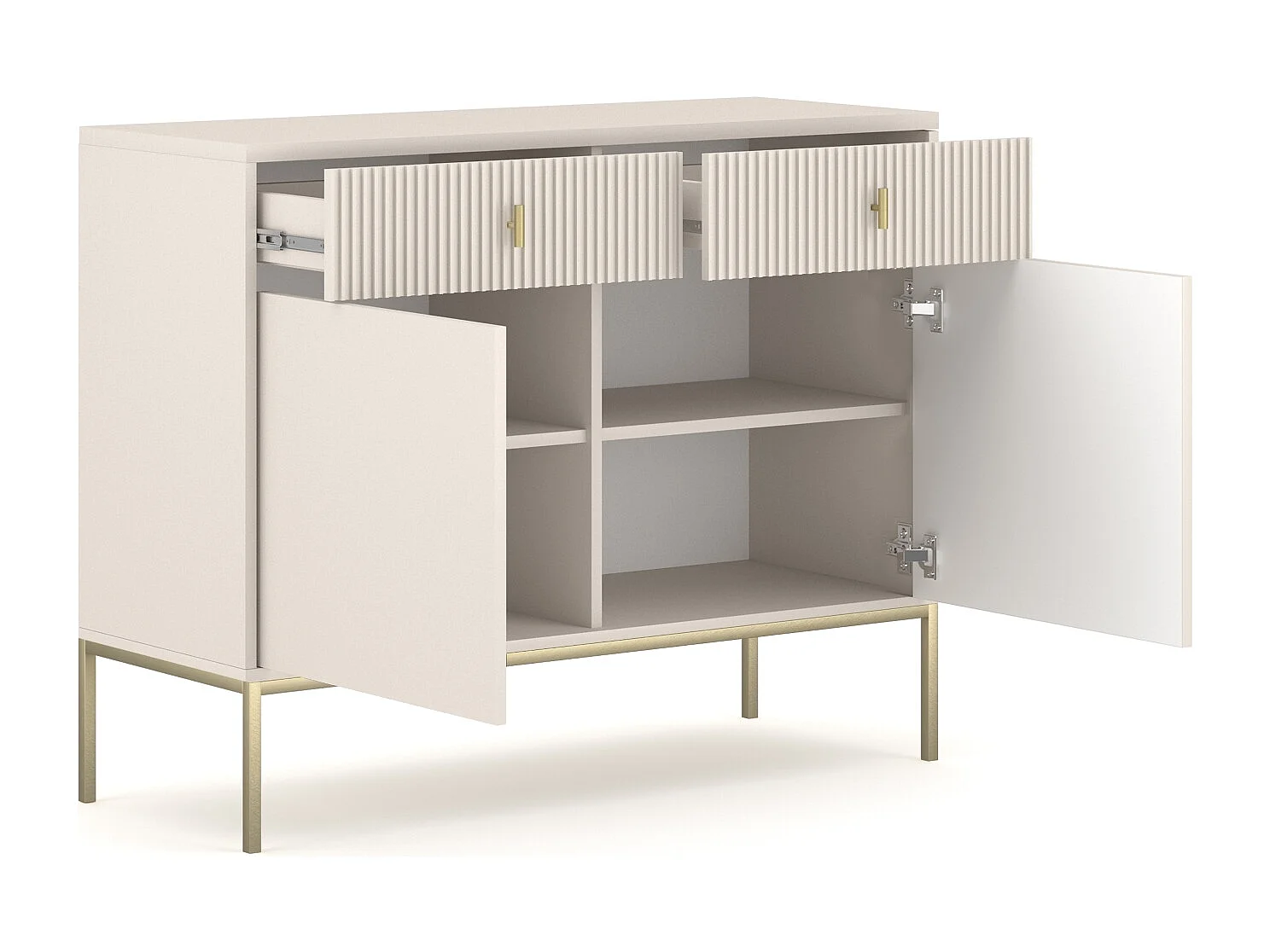 Commode Maggiore 2P2T cachemire / dore/dore