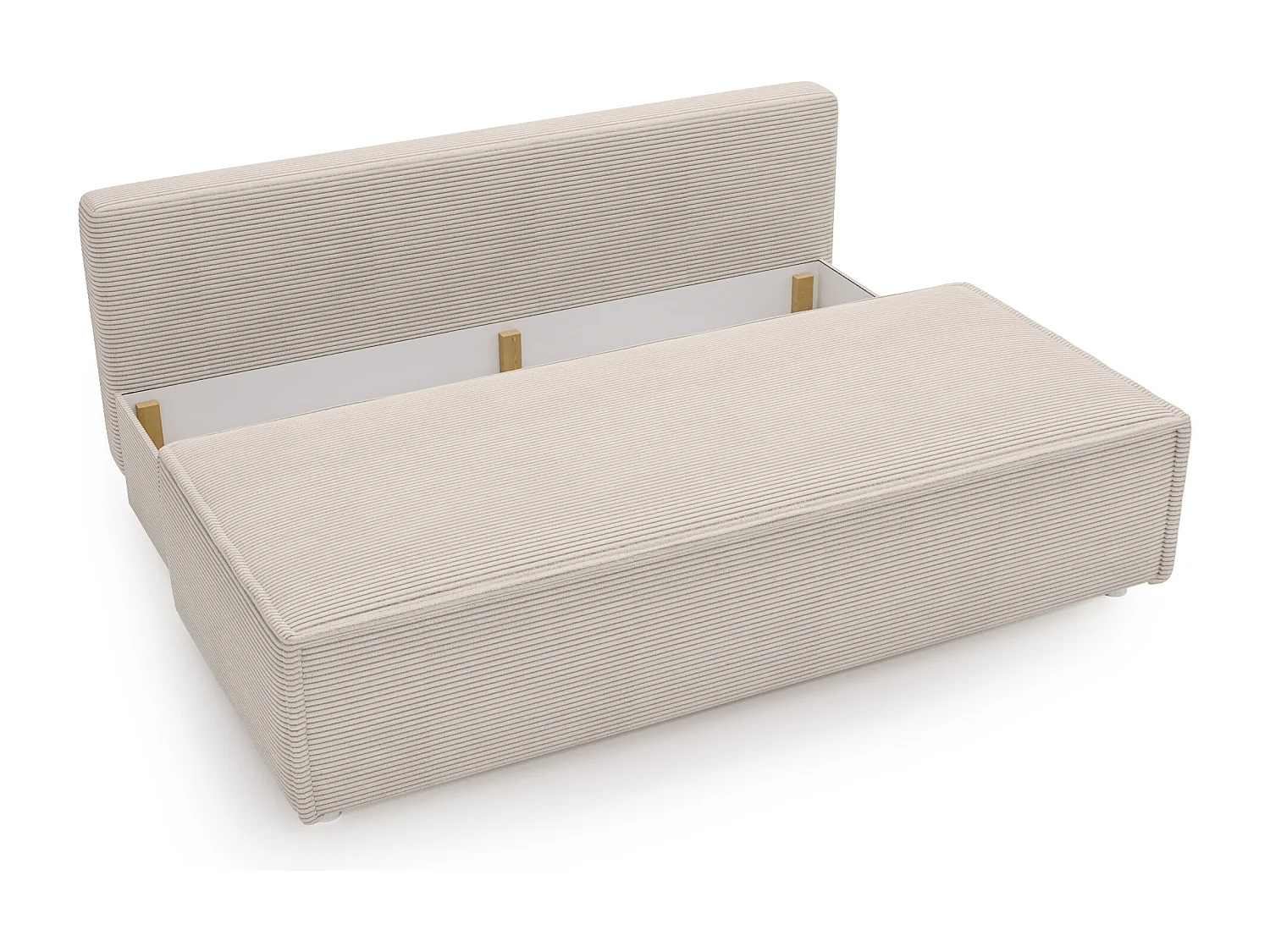 Sofa Kanapa LUNA z funkcją spania kolor beżowy