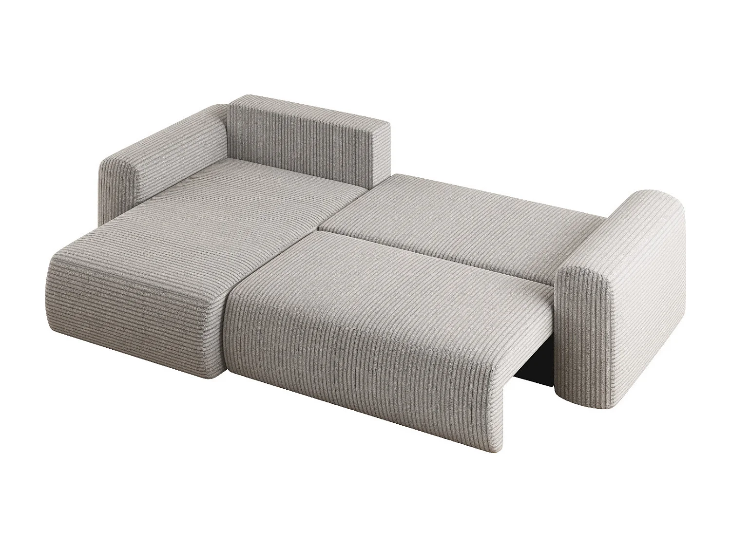 Uniwersalny narożnik z funkcją spania, do salonu, CAPRI L, beżowy