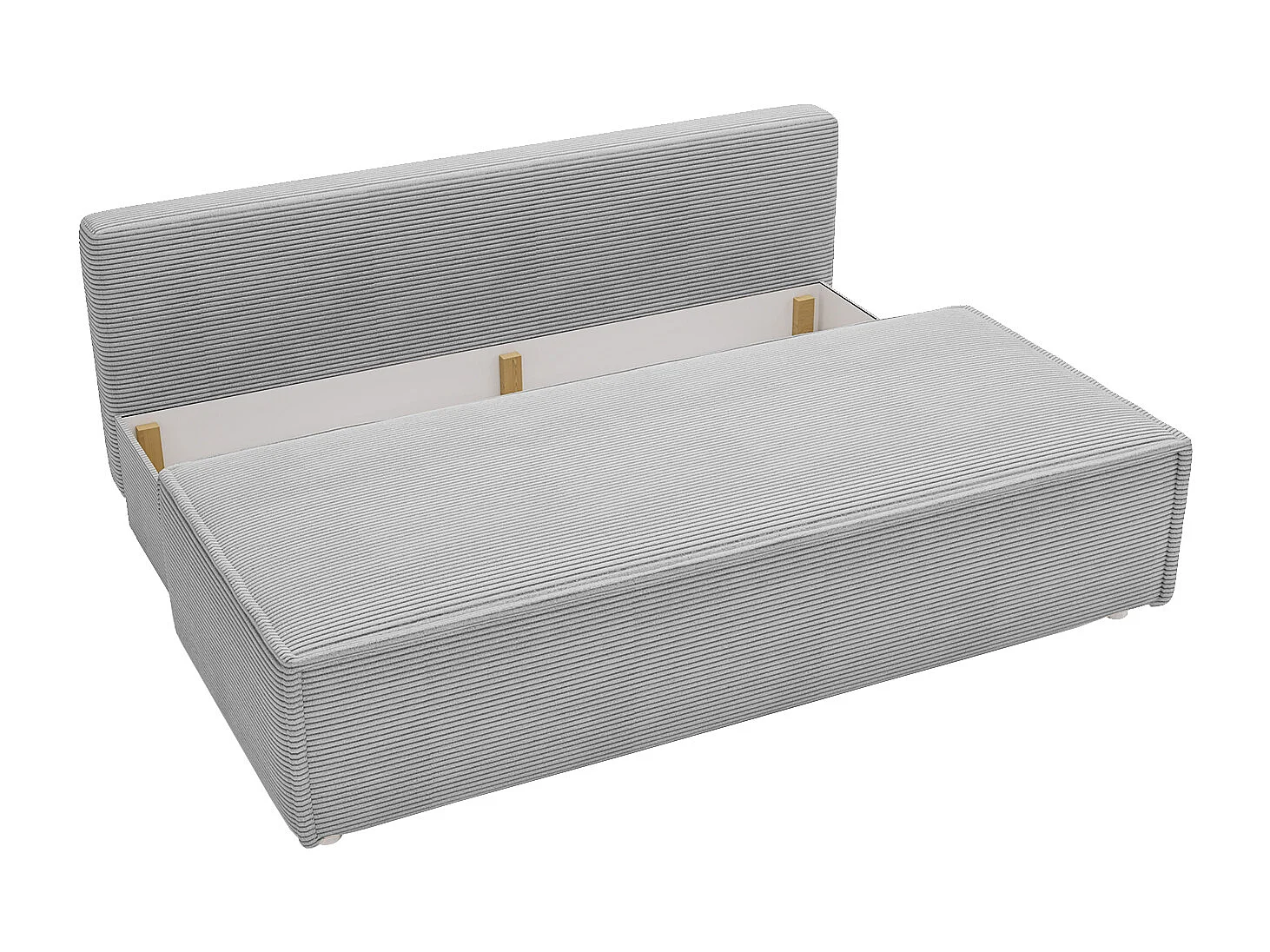 Sofa Kanapa LUNA z funkcją spania kolor jasny szary