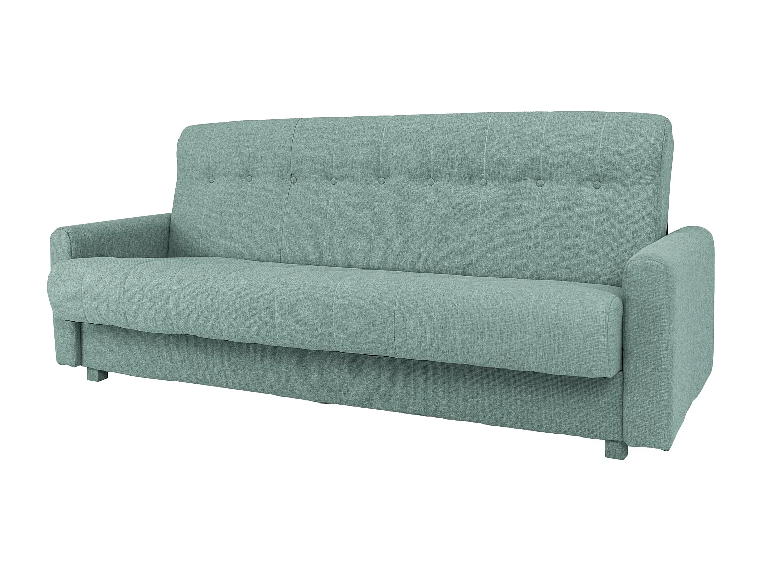 Wersalka Herbi z funkcją spania, do salonu, tkanina Herbi, błękit