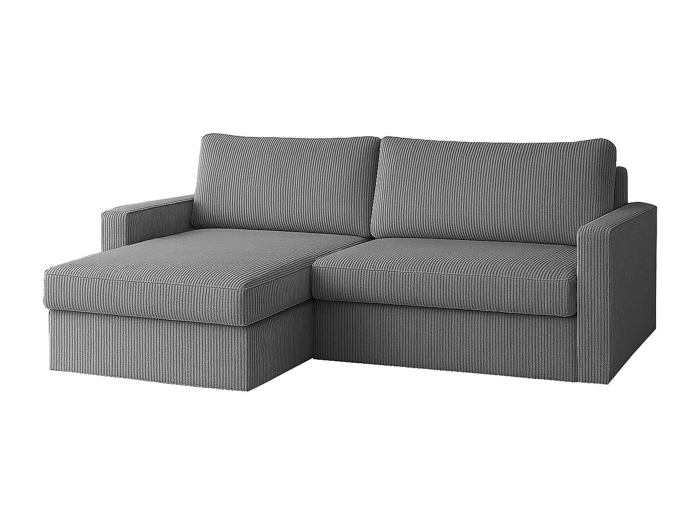 Uniwersalny narożnik Faro Mini z funkcją spania, do salonu, Poso, szary