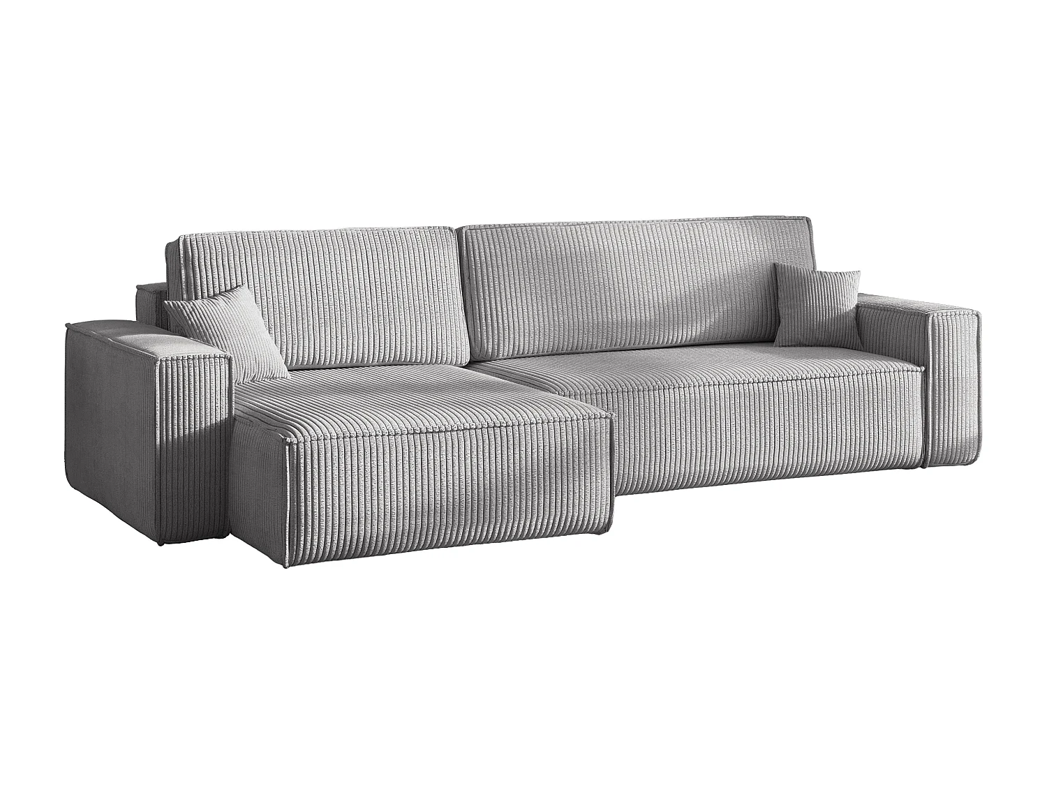 Narożnik Karl XL tkanina Poso 110 jasnoszary