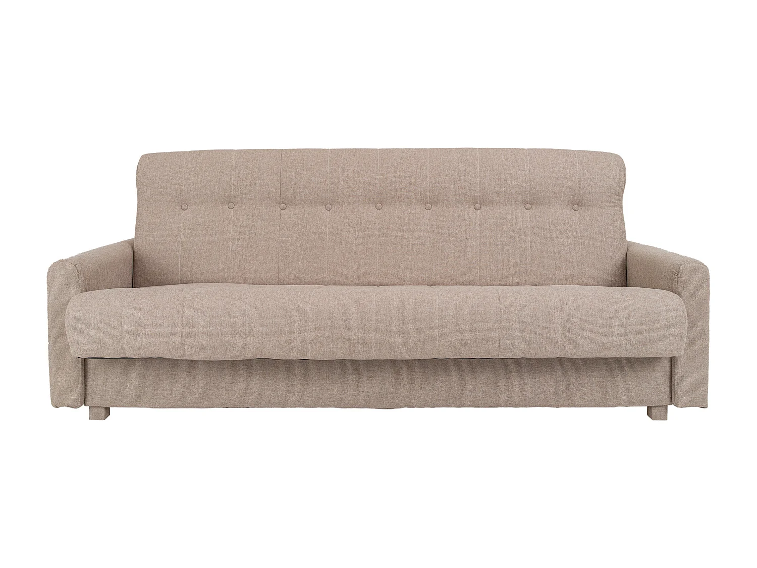 Wersalka Herbi z funkcją spania, do salonu, tkanina Herbi, ciemnobeżowy