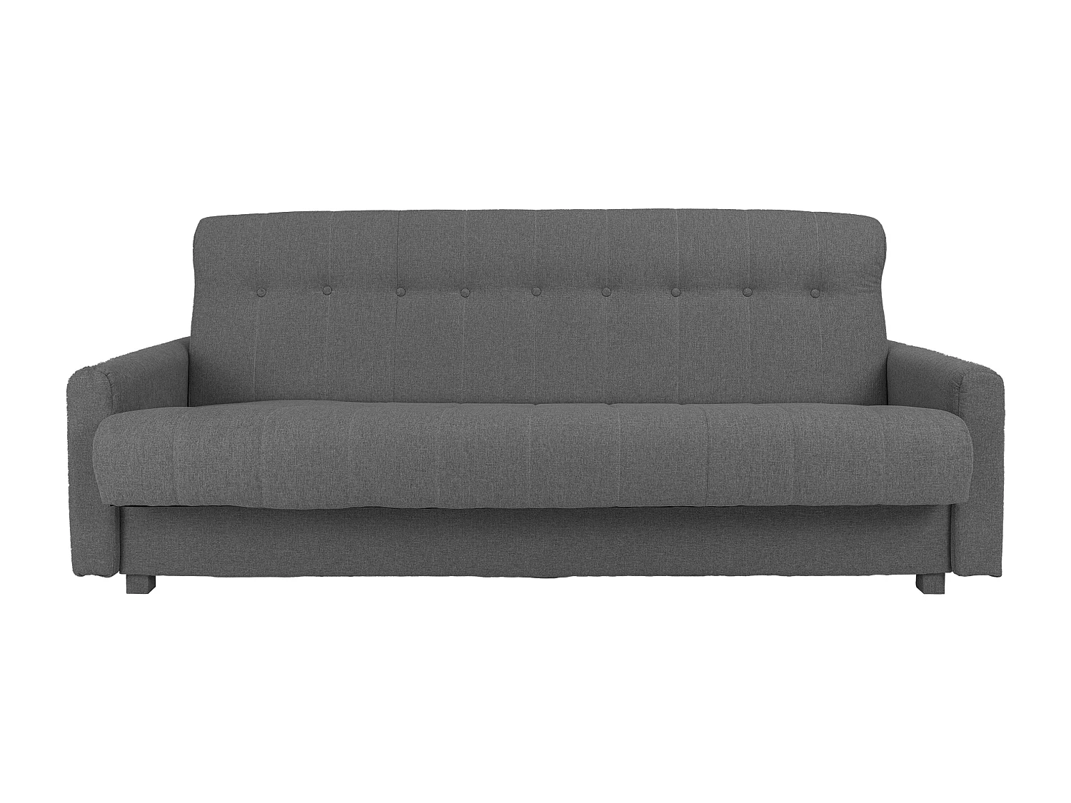 Wersalka Herbi z funkcją spania, do salonu, tkanina Herbi, ciemnoszary