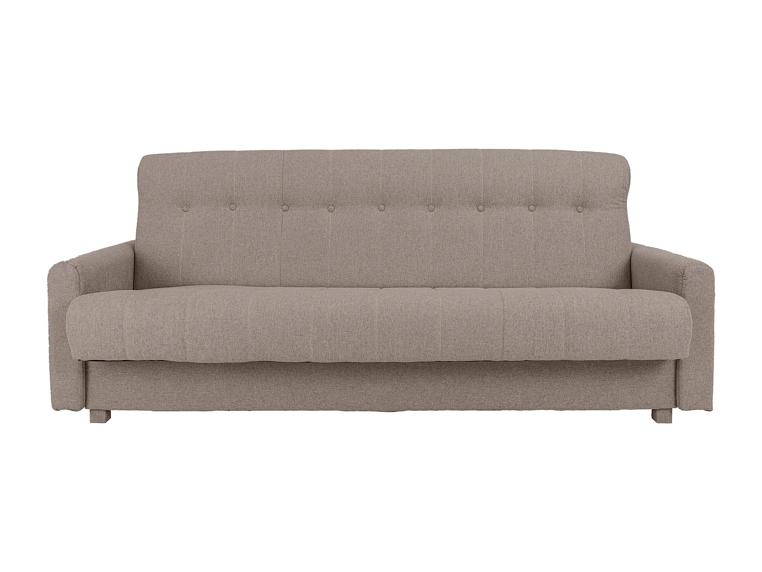 Wersalka Herbi z funkcją spania, do salonu, tkanina Herbi, szarobrązowy