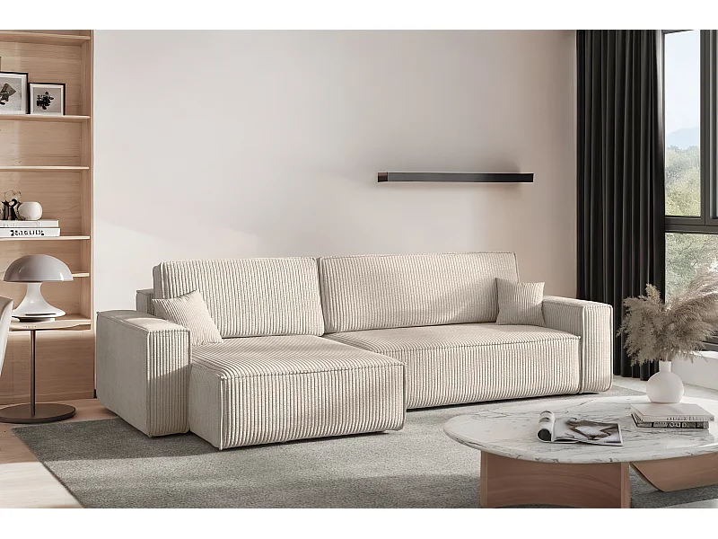 Narożnik Karl XL tkanina Poso 100 beż