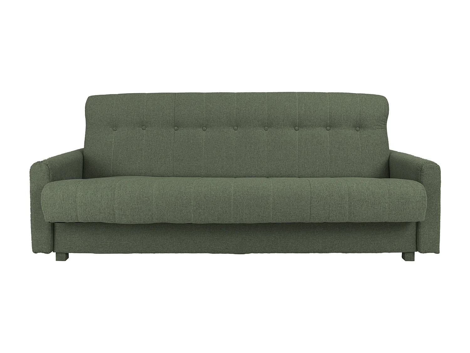 Wersalka Herbi z funkcją spania, do salonu, tkanina Herbi, ciemnozielony