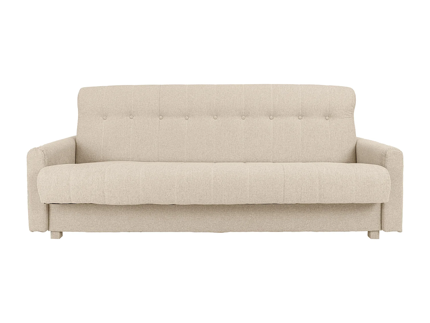 Wersalka Herbi z funkcją spania, do salonu, tkanina Herbi, kremowy