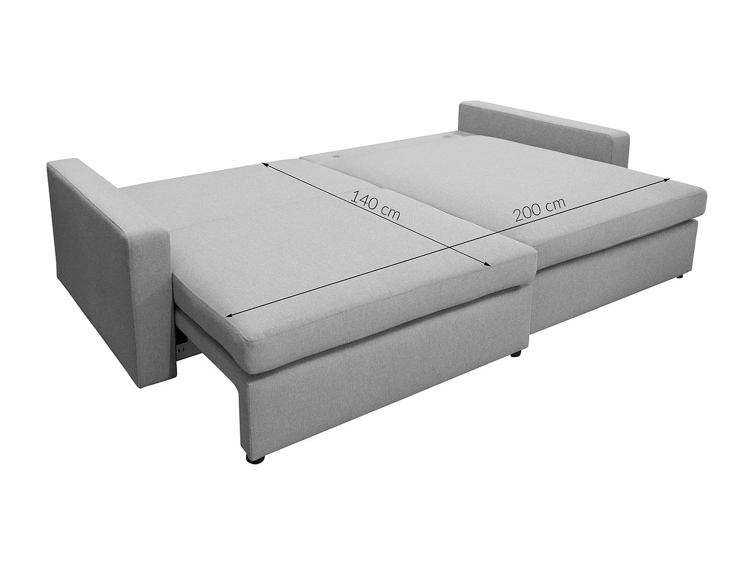 Uniwersalny narożnik Faro Mini z funkcją spania, do salonu, Poso, musztarda