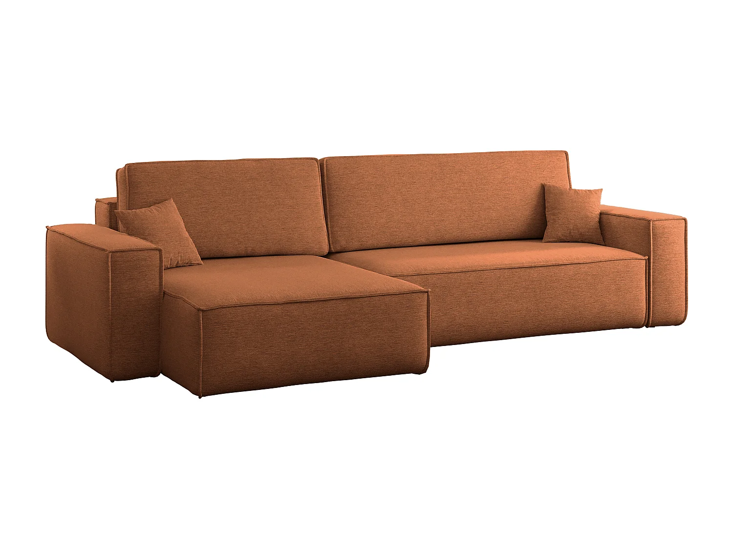 Narożnik Karl XL tkanina Verita 54 cegła