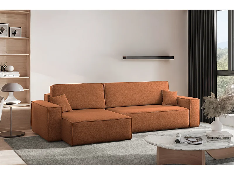 Narożnik Karl XL tkanina Verita 54 cegła