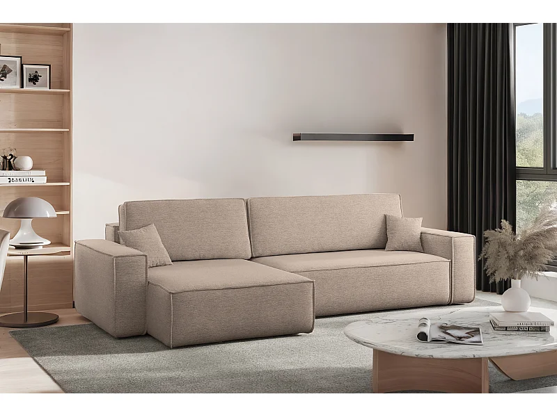 Narożnik Karl XL tkanina Verita 16 brązowy