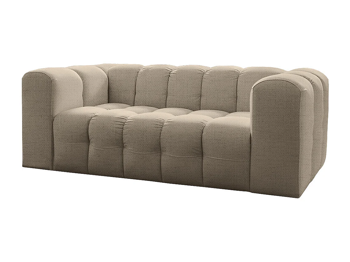 Sofa Baloo, 2-osobowa, do salonu, tkanina Moly, beż