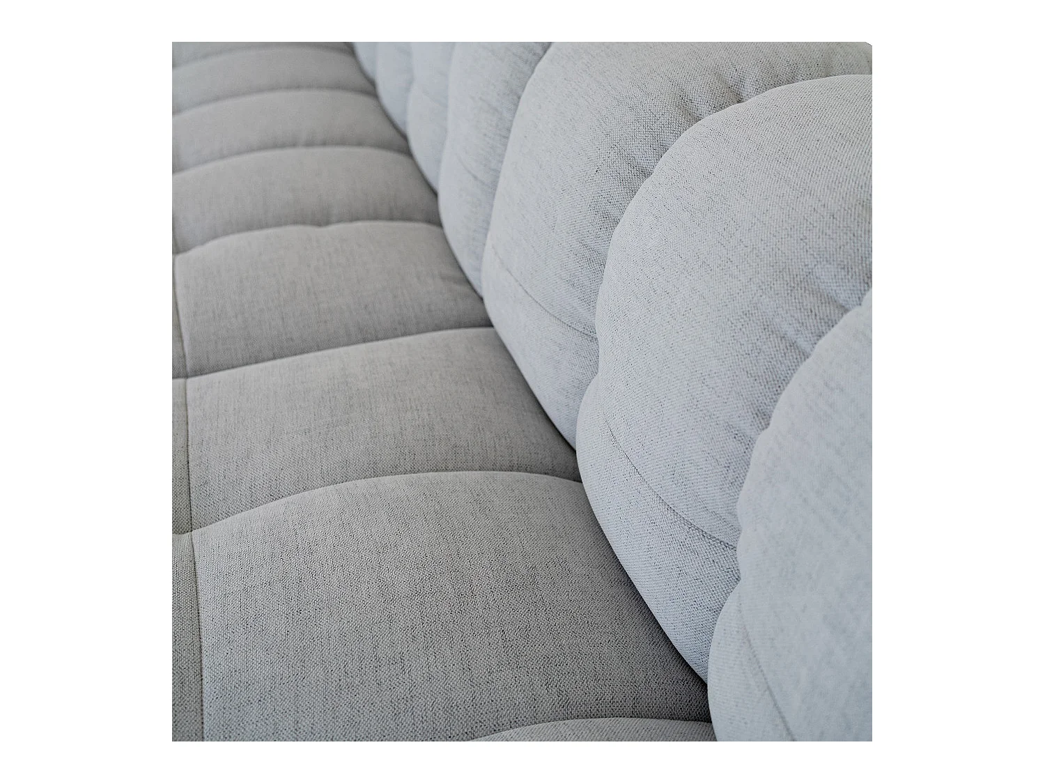 Sofa Baloo, 3-osobowa, do salonu, tkanina Tiffany, taupe