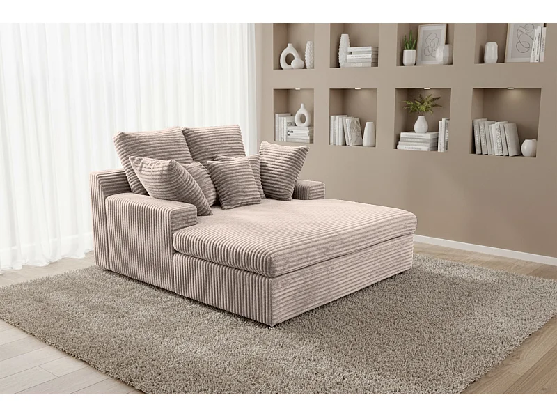 Szezlong Lazy One Tilia 11 ciepły szary