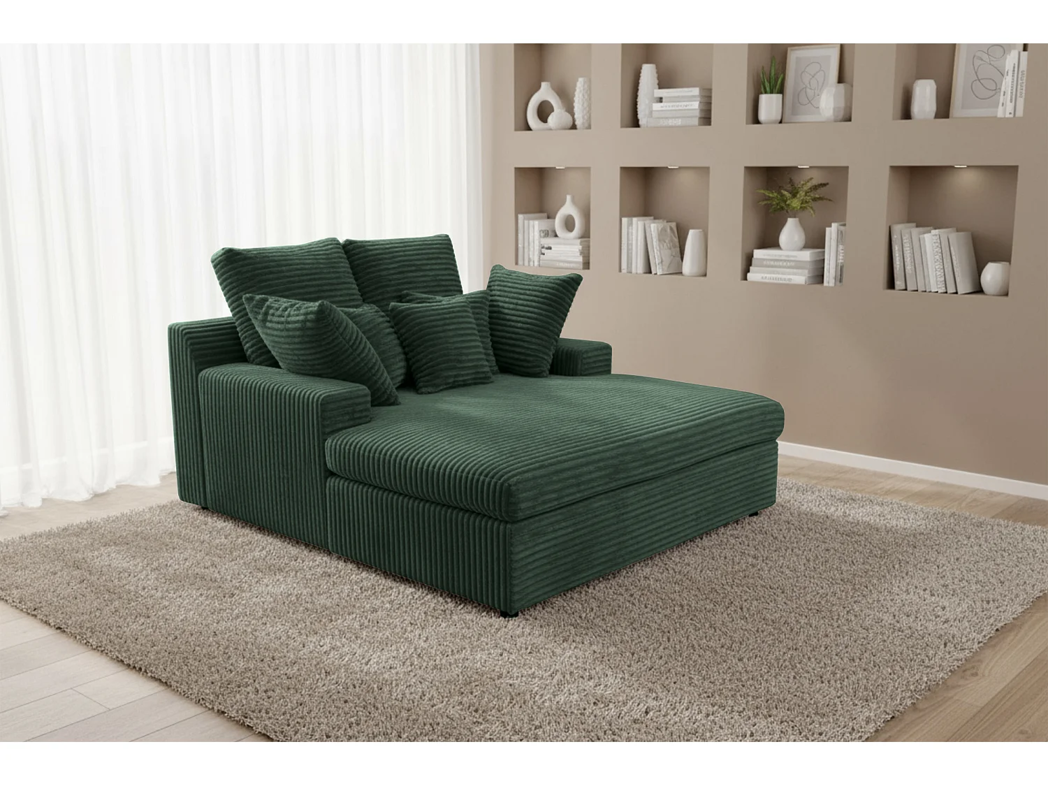 Szezlong Lazy One Tilia 39 zielony