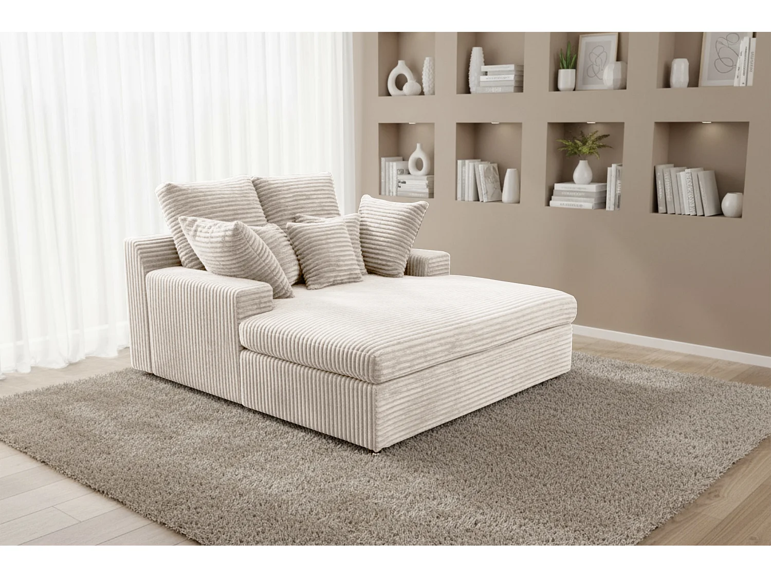 Szezlong Lazy One Tilia 03 beż