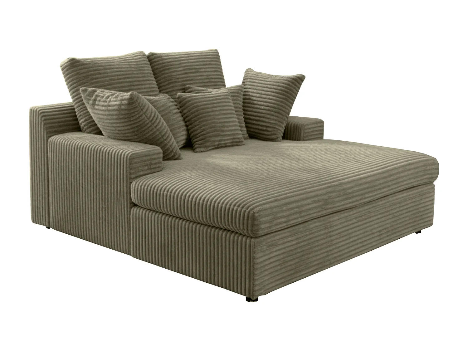 Szezlong Lazy One Tilia 37 oliwkowy