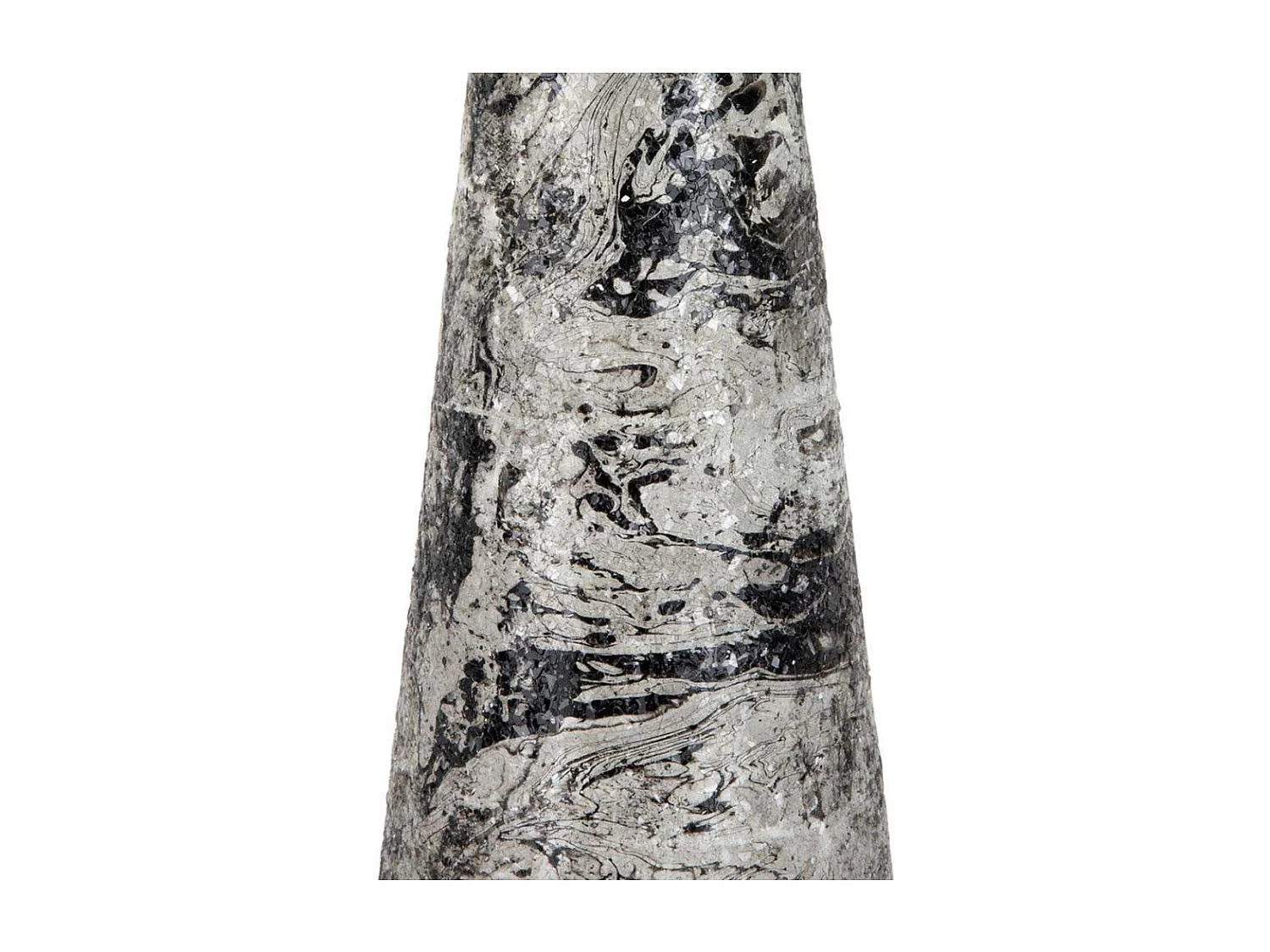 Table d'appoint en métal Mosaic Marble High