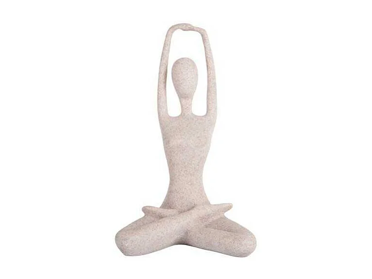 Statue en polyrésine Stretched Lotus