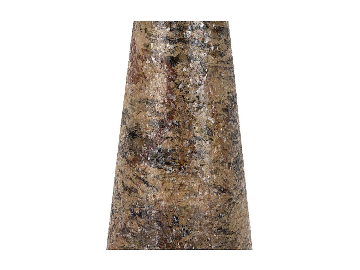 Table d'appoint en métal Mosaic Marble High