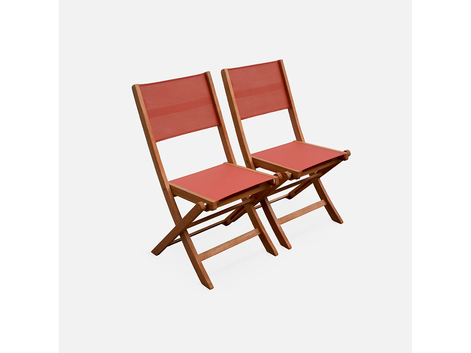 Mesa de jardín extensible de madera + 10 sillas madera