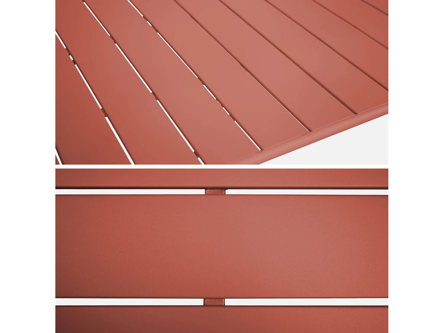 Set tavolo da giardino bistrot pieghevole in metallo con 6 sedie,