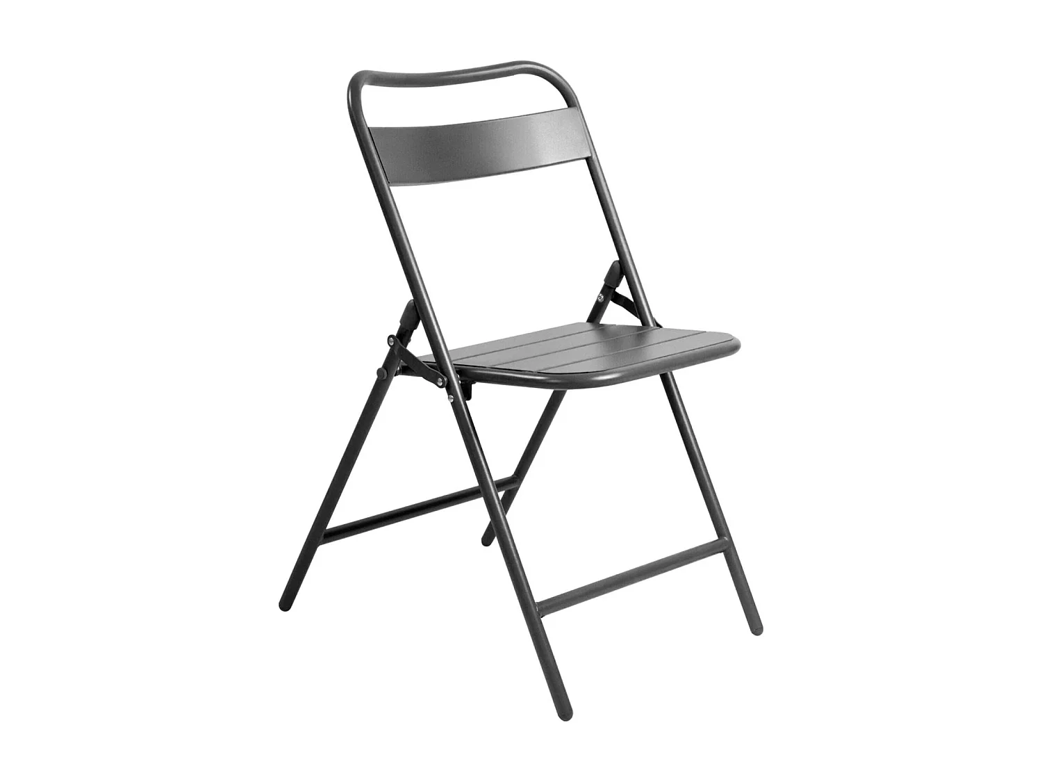 Set tavolo da giardino bistrot pieghevole in metallo con 6 sedie,