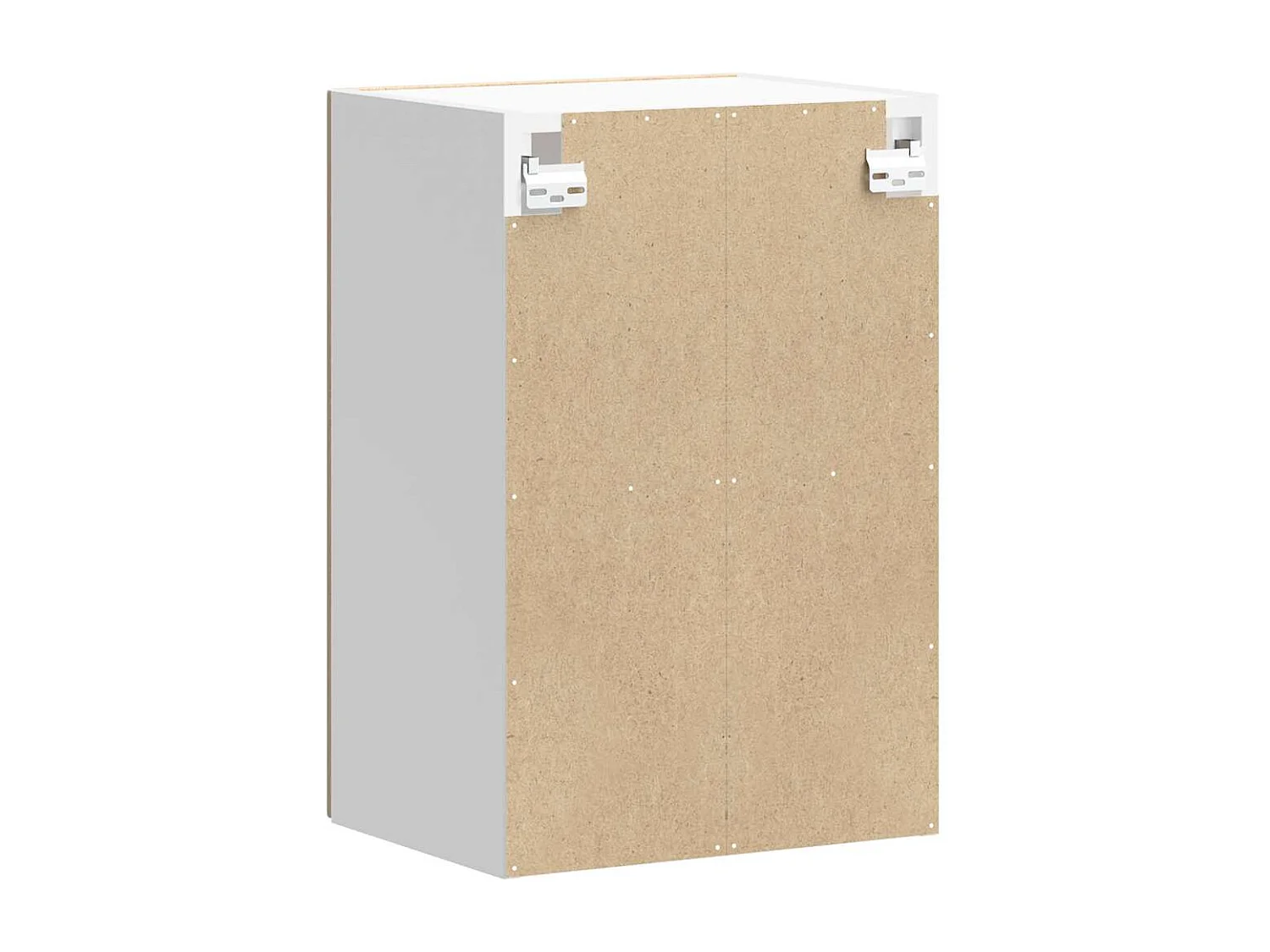 Meuble murale de cuisine avec porte vitrée en bois d'ingénierie chêne Sonoma