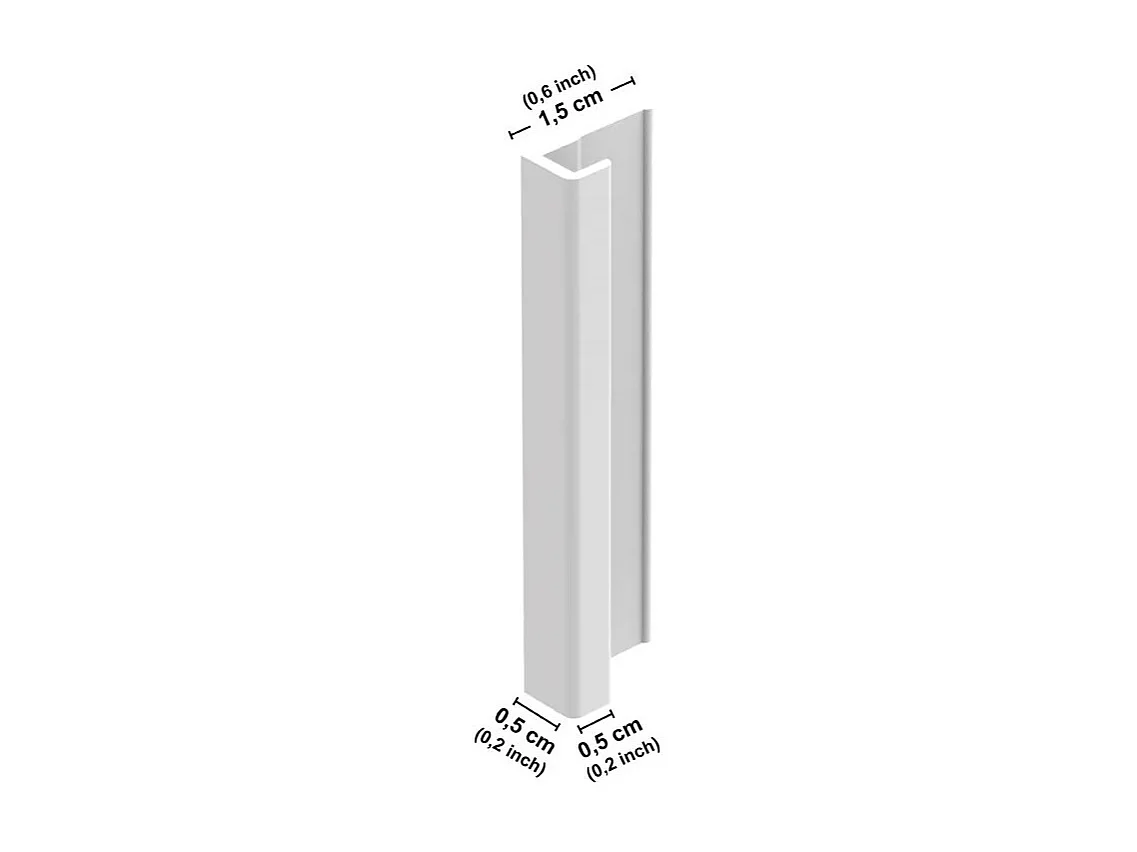Pack 2 panneaux de douche en PVC Blanc Floral + 3 profilés Blancs - 99deco - 1 panneau de 90x220 cm et 1 panneau de 120x220 cm