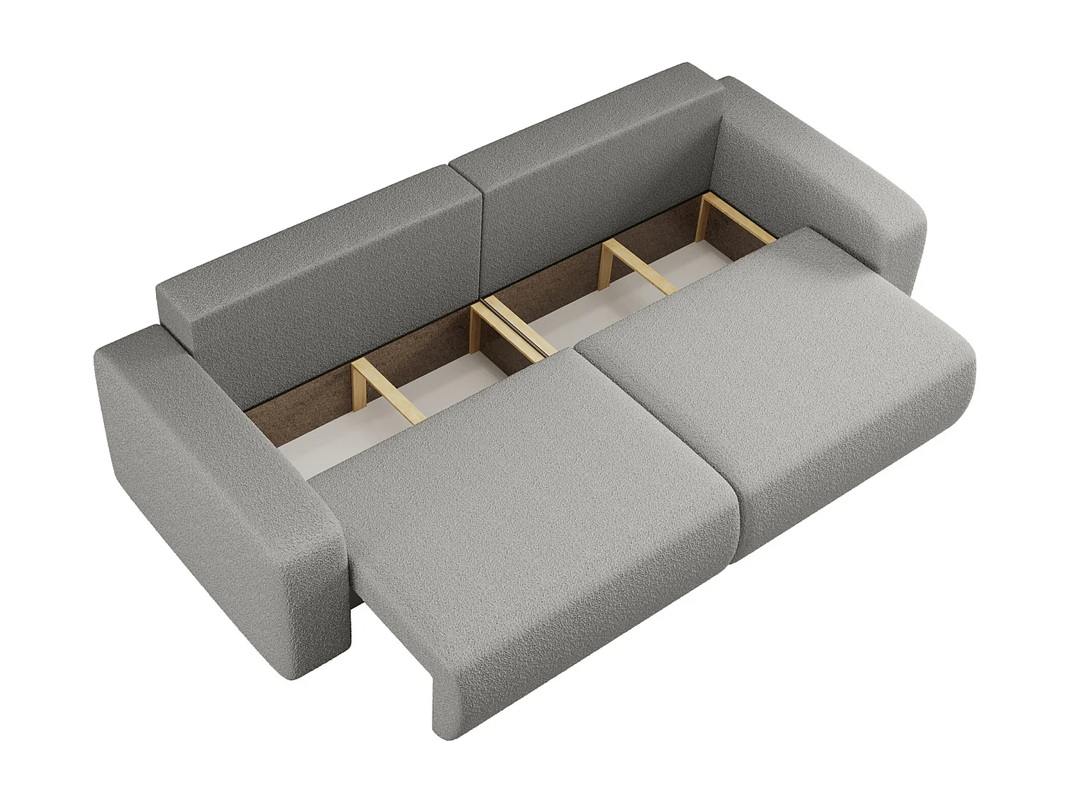 Divano Piano avec deux coffres de rangement pour literie, pour le salon, grand choix directement du fabricant gris - VINOTTI