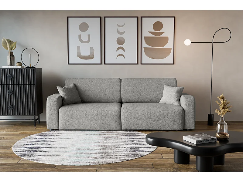 Divano Piano avec deux coffres de rangement pour literie, pour le salon, grand choix directement du fabricant gris - VINOTTI