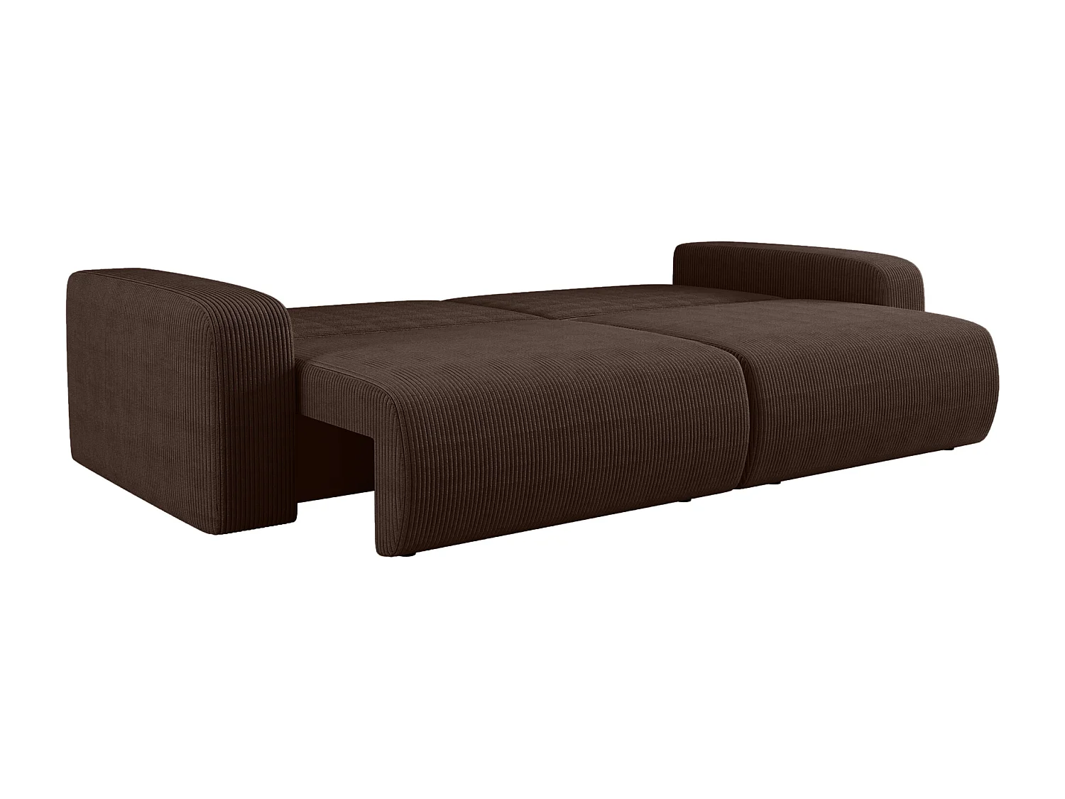 Divano Piano avec deux coffres de rangement pour literie, pour le salon, grand choix directement du fabricant brun chocolat - VINOTTI