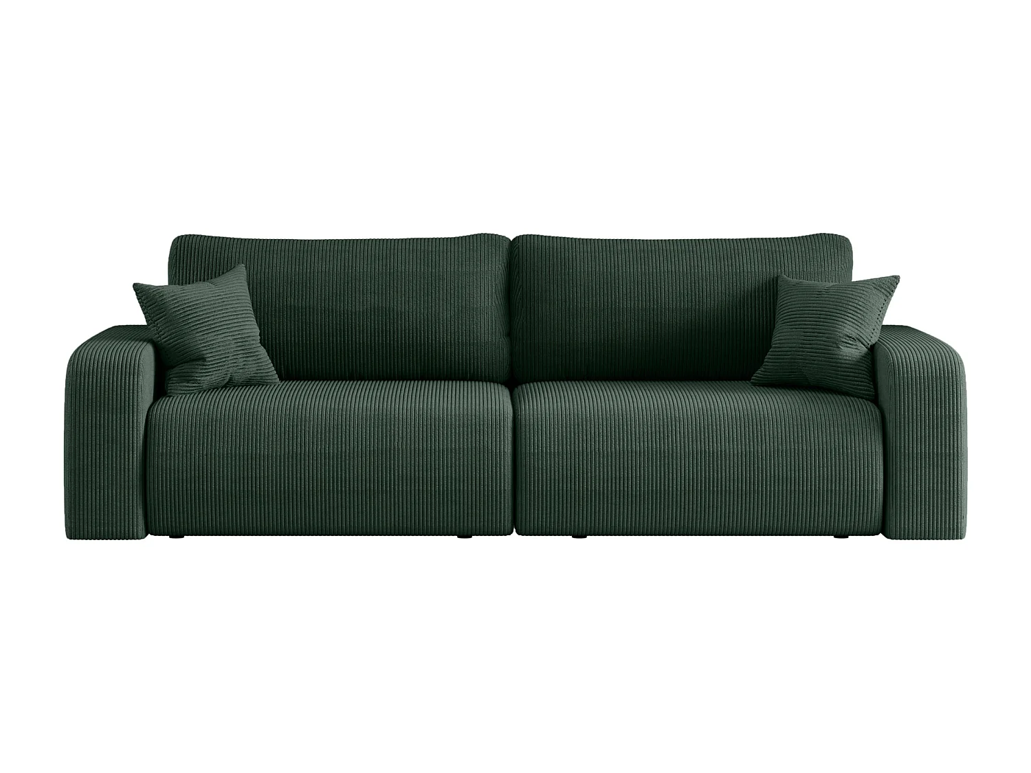 Divano Piano avec deux coffres de rangement pour literie, pour le salon, grand choix directement du fabricant vert bouteille - VINOTTI