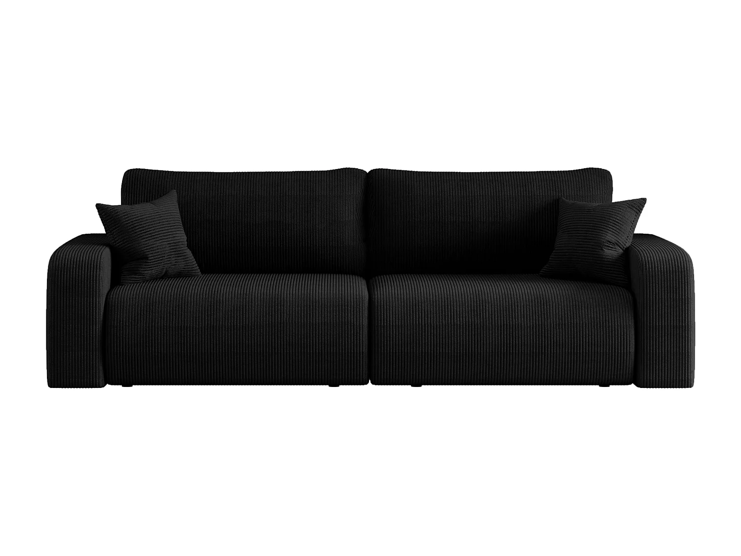 Divano Piano avec deux coffres de rangement pour literie, pour le salon, grand choix directement du fabricant noir - VINOTTI