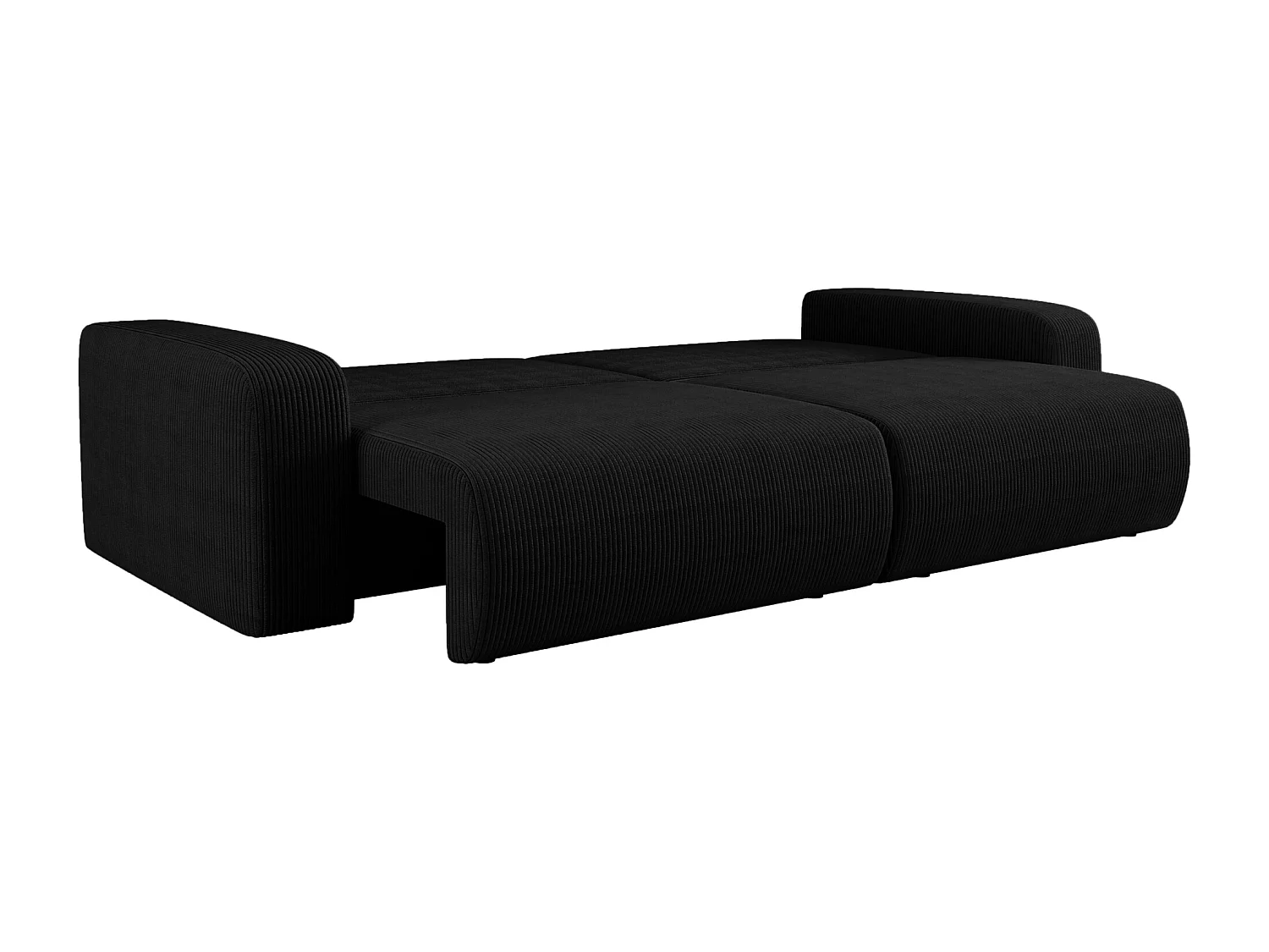 Divano Piano avec deux coffres de rangement pour literie, pour le salon, grand choix directement du fabricant noir - VINOTTI