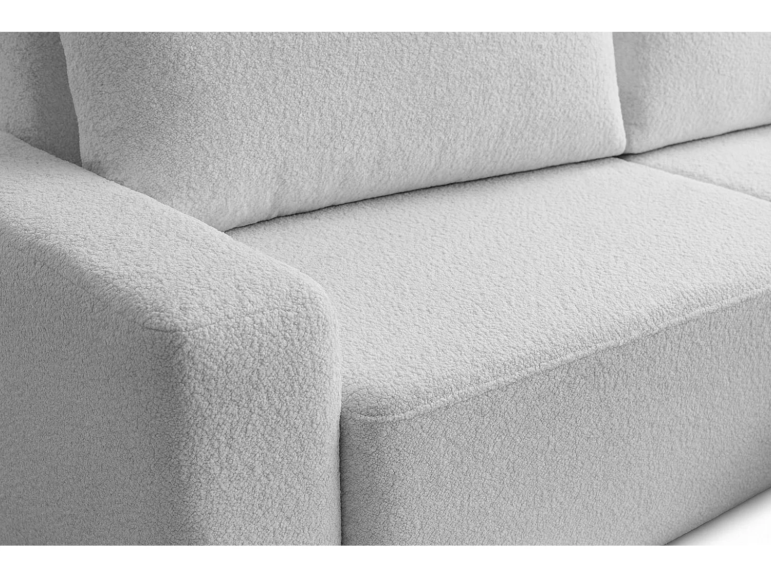 Canapé d'Angle droit avec fonction de couchage Soho coffre en blanc fabricant -VINOTTI
